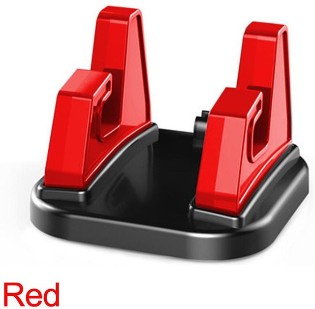 YJMP Auto Parts Autotelefonhalterung für Armaturenbrett und Schreibtisch, drehbar, rot - Bild 1