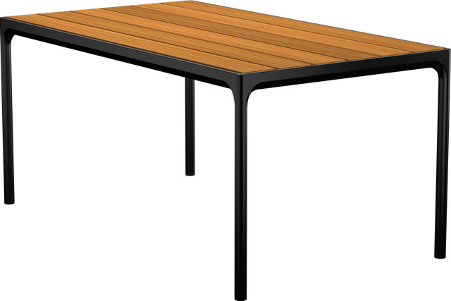 HOUE Outdoor Tisch aus Bambus in Braun im neoskandinavischen Design - Bild 1