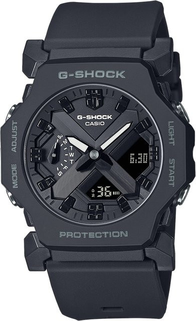 Casio G-Shock Classic Armbanduhr, Analog-Digital, Quarz, Kunststoff, Schwarz, 42 mm, Damen - Bild 1