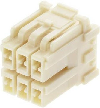 Molex Buchsengehäuse-Kabel in Weiß mit 3,30 mm Rastermaß - Bild 1