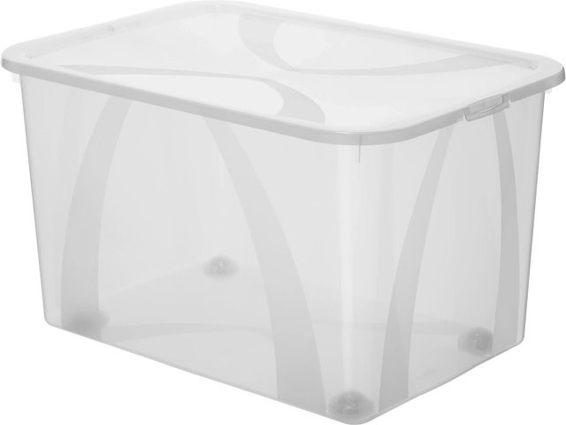 Rotho Clear Box Arco Maxi Aufbewahrungsbox Transparent - Bild 1