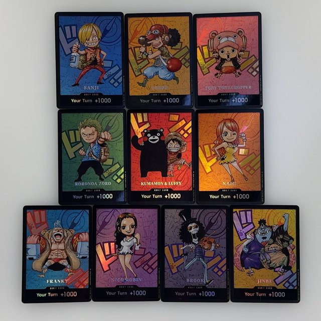 Bandai One Piece Kumamon Sammelkarten, Englisch, 10-teiliges Set - Bild 1