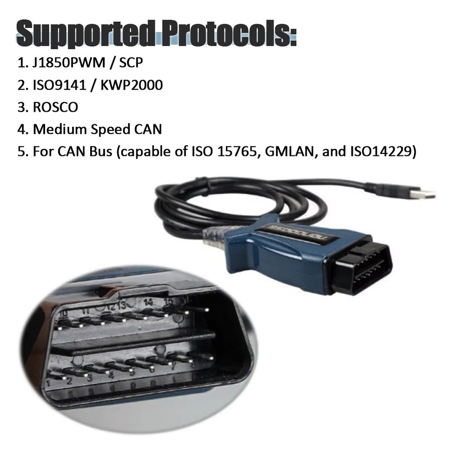 Mongoose SDD Pro V165 OBD2 Diagnosetool für Land Rover und Jaguar (2005-2017) J2534 Schnittstelle - Bild 3