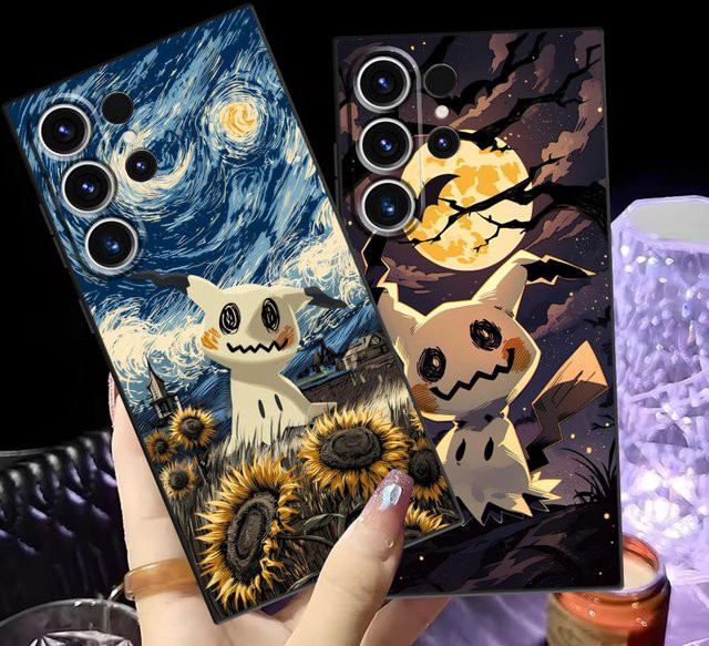 Handyhülle mit lustigem Pokemon Mimikyu Design für Samsung Galaxy A-Serie in Multicolour - Bild 1