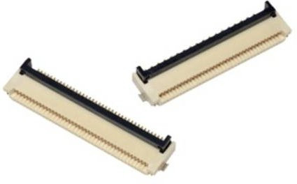 Omron FFC/FPC-Anschluss XF2M-0615-1A-R100 mit 6 Polen und 0,5 mm Rastermaß in Beige - Bild 1