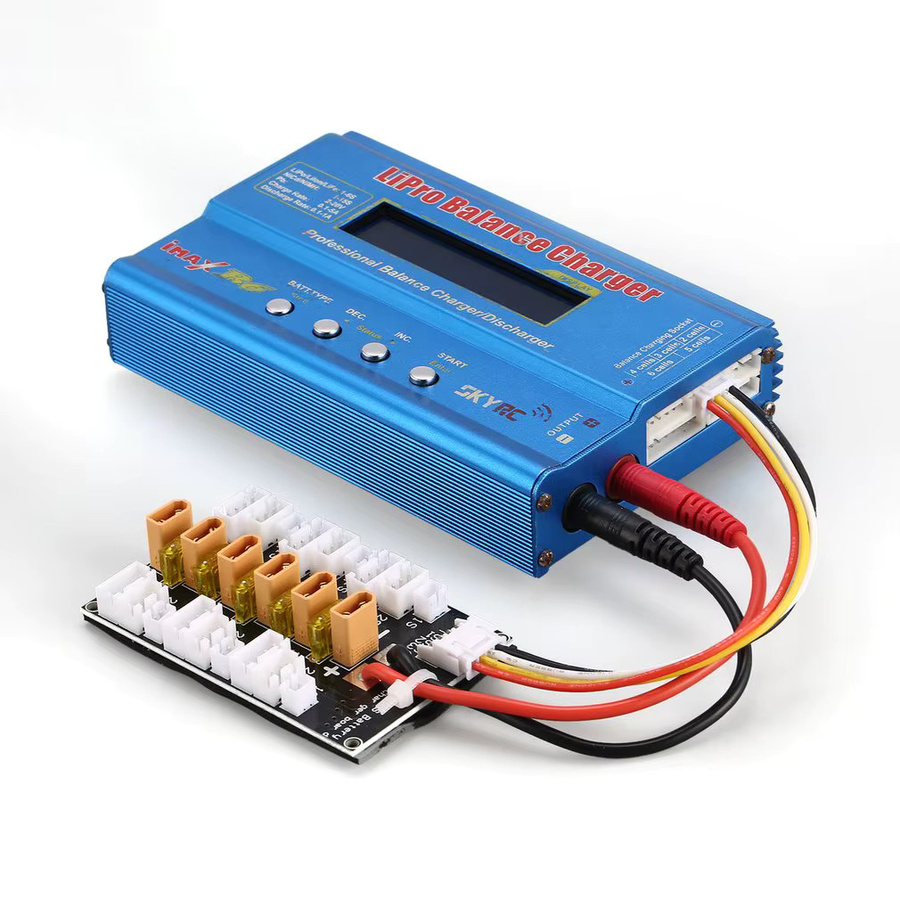 YSIDO XT30 Parallel-Ladekarte für Li-Ion Packs und Lipo Batterien, kompatibel mit Imax B6 Ladegeräten für RC Drohnen und Autos - Bild 3
