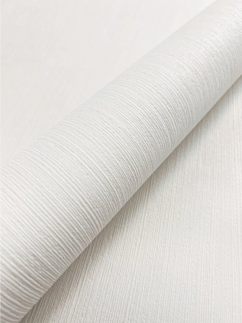 Newroom Vliestapete Raina Uni Weiß Modern Strukturiert aus Vinyl und Non-Woven mit FSC-Zertifizierung - Bild 1