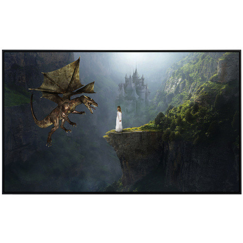 papermoon EcoHeat Infrarotheizung Prinzessin und Drache mit Matt-Effekt in Bunt, App-Steuerung und Überhitzungsschutz, B/H/T: 120 x 60 x 60 cm - Bild 2