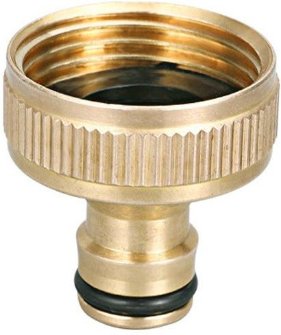 Yiran Furniture Schlauchhahn-Verbinder Gartenadapter Wasserrohrverbinder in Gold und Beige - Bild 1