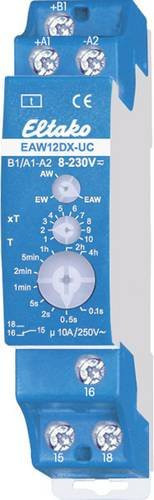 Eltako Zeitrelais EAW12DX-UC Monofunktional 230V Ein-/Ausschalt-/Wisch-Relais Blau - Bild 1