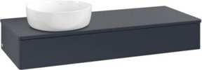 V&B Waschtischunterschrank Antao mit Beleuchtung, Farbe Blau, B/T/H: 120 x 50 x 19 cm - Bild 1