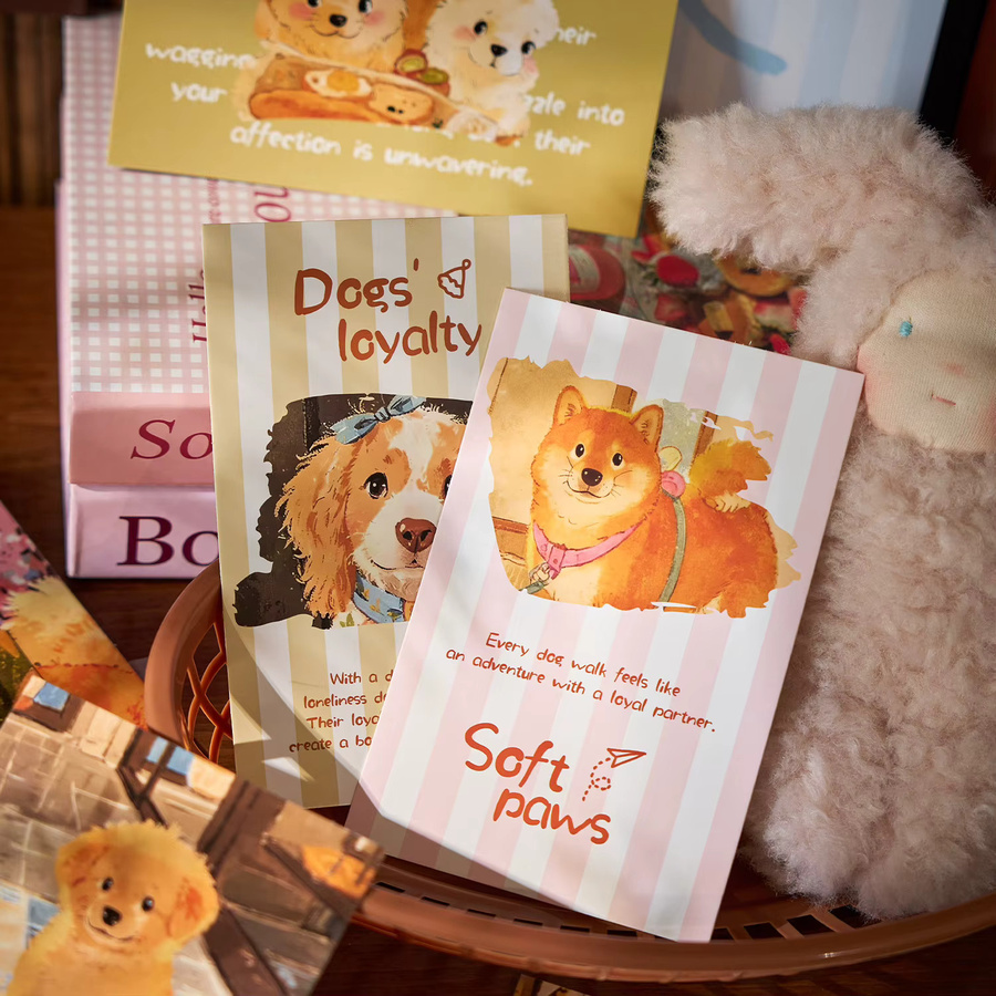 30-teiliges Set Motivkarten mit Tier-Designs für Schüler und Erinnerungen, bunte Karten mit Katzen, Hunden und Kaninchen zum Beschriften - Bild 2