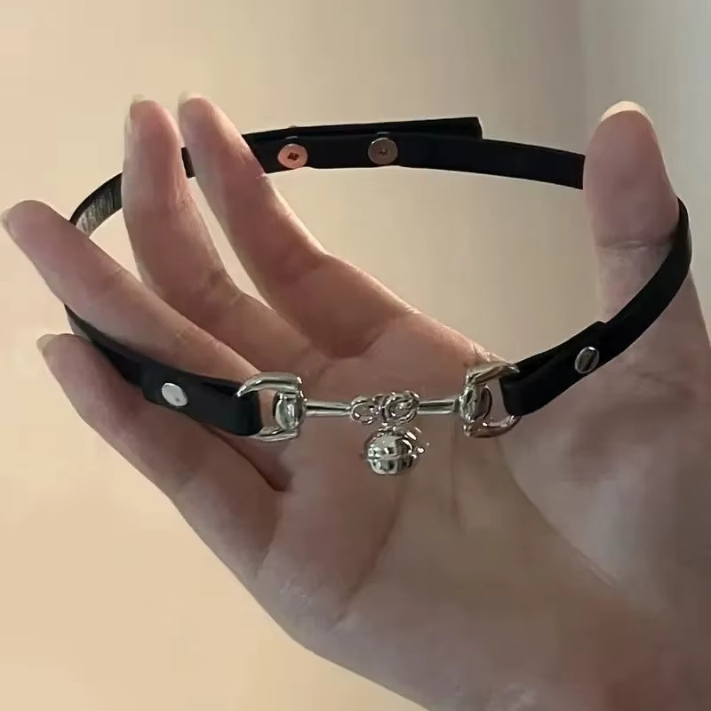 imixlot Halskette, Leder, Legierung, Schwarz, Unisex - Bild 2