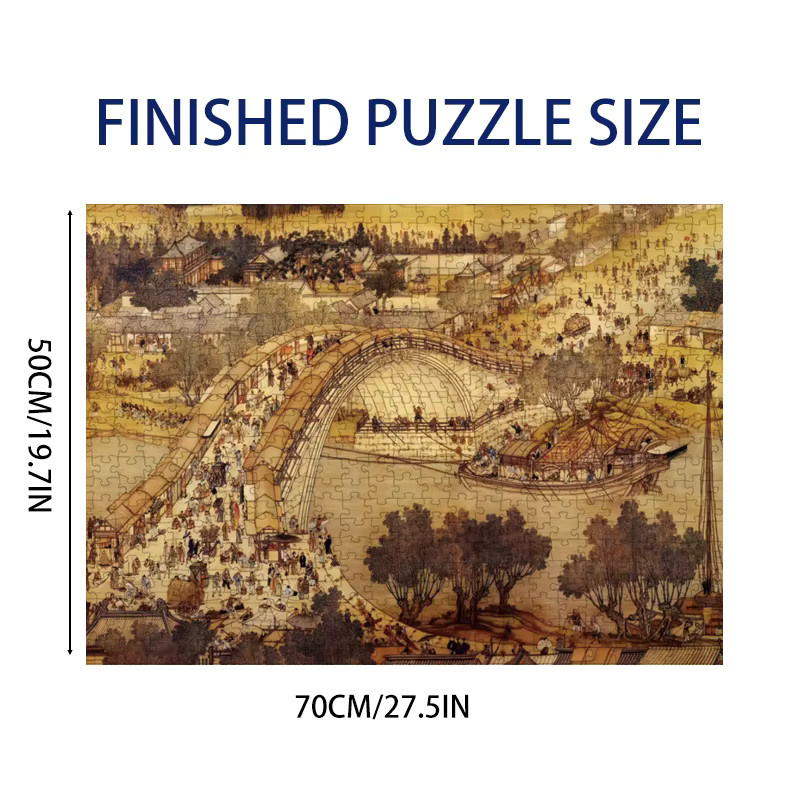 MaxRenard qingmingshanghe-Bild, Puzzle, 1000 Teile, ab 14 Jahre - Bild 2