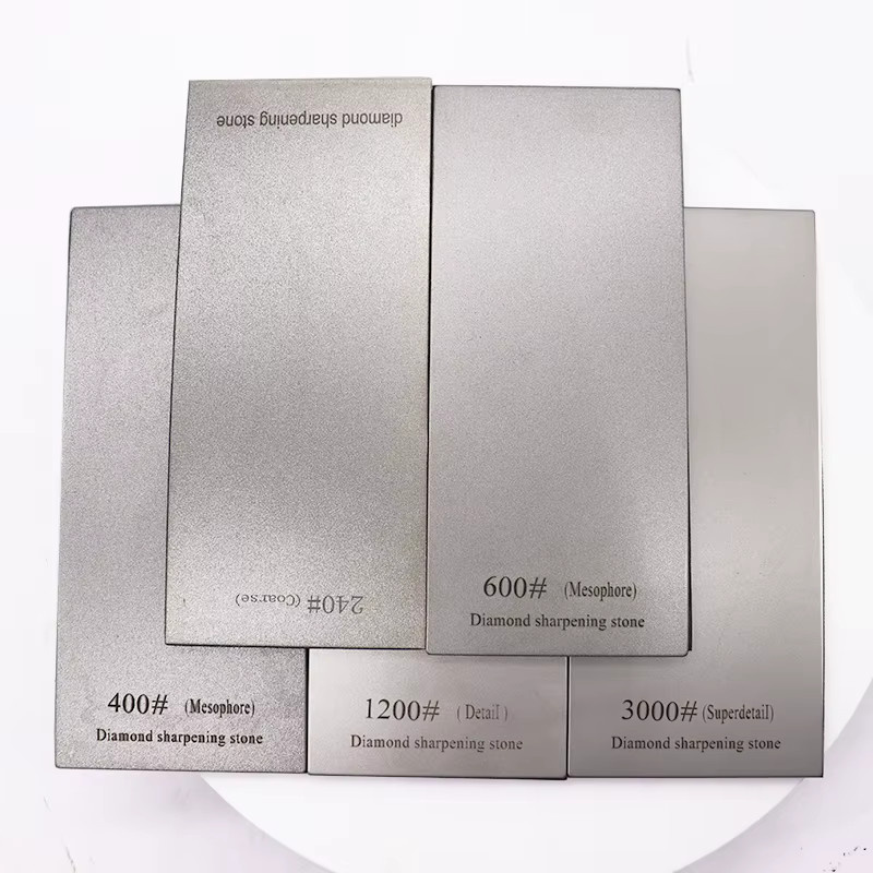 GTGU Diamant-Messerschärfer in Grau mit Körnung #80 bis #3000, B/H/T: 17,0 x 7,5 x 7,5 cm - Bild 1