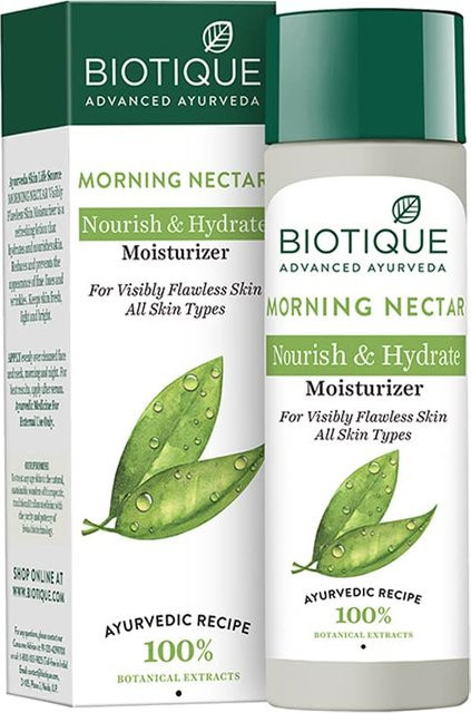 Biotique Morning Nectar Nourish & Hydrate Moisturizer Gesichtslotion, 190 ml - Bild 1