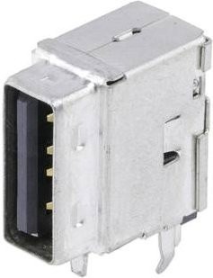 Molex USB-A Buchse senkrecht in Gold und Silber 894858002 - Bild 1