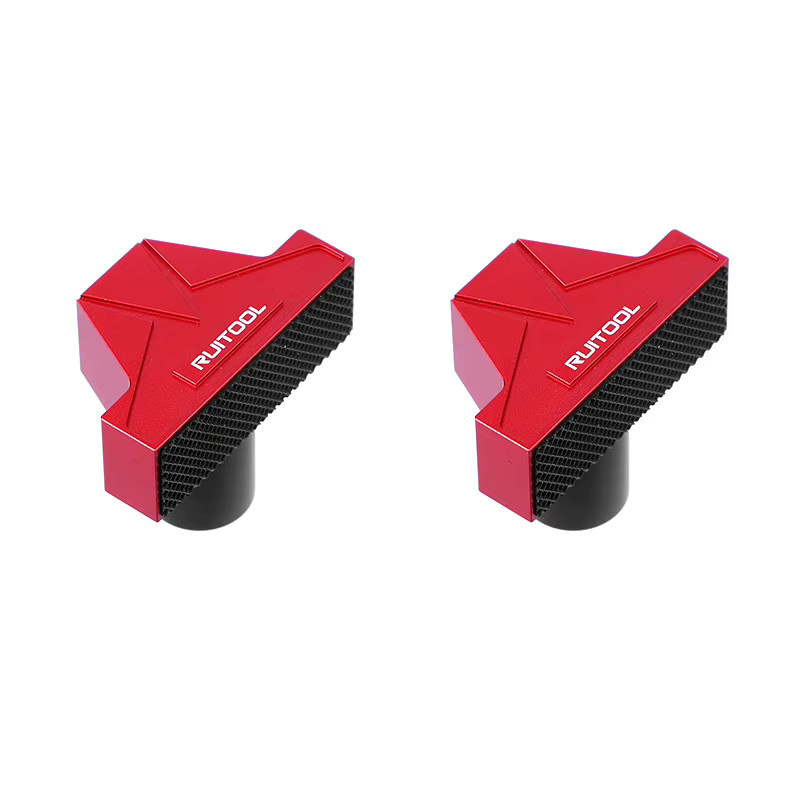 RUITOOL Werkbankstopper aus Aluminiumlegierung in Rot, 20mm MFT-Tischzubehör für die Holzbearbeitung und Positionierung - Bild 7