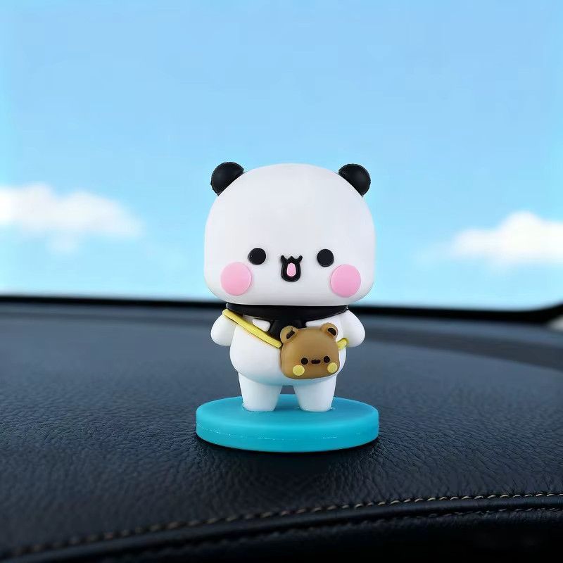 Yier Bubu Kawaii Panda Bär Puppe als süßes Cartoon Tierspielzeug und Deko-Geschenk - Bild 4