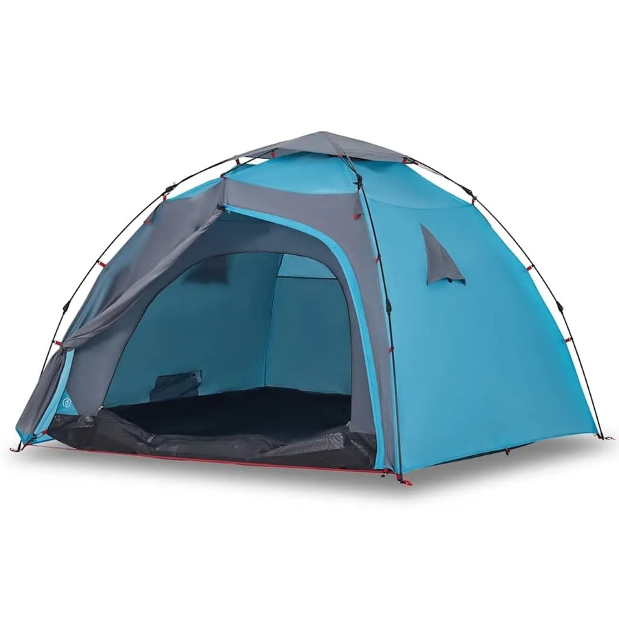 Furnicato Campingzelt Kuppel Blau B/T/H: 326 x 260 x 175 cm - Bild 2