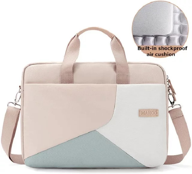 Langlebige Laptop-Hülle als Aktentasche für 14 und 15,6 Zoll in Beige - Bild 1