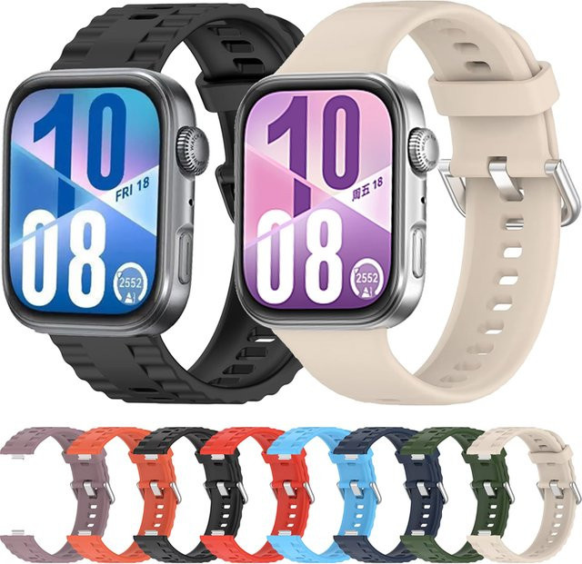 Huawei Uhrenarmband Silikon, Schwarz, Unisex - Bild 1