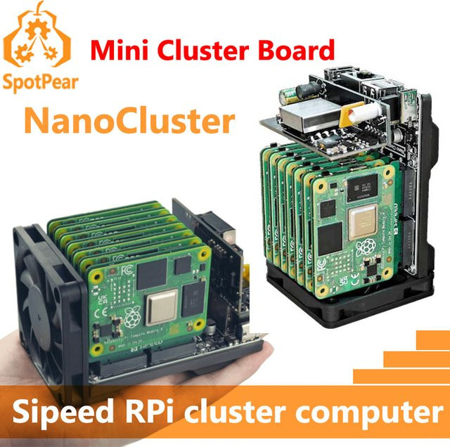Sipeed NanoCluster Mini Nano Cluster Board Mini-Datenzentrum für Raspberry Pi CM4 CM5 - Bild 1