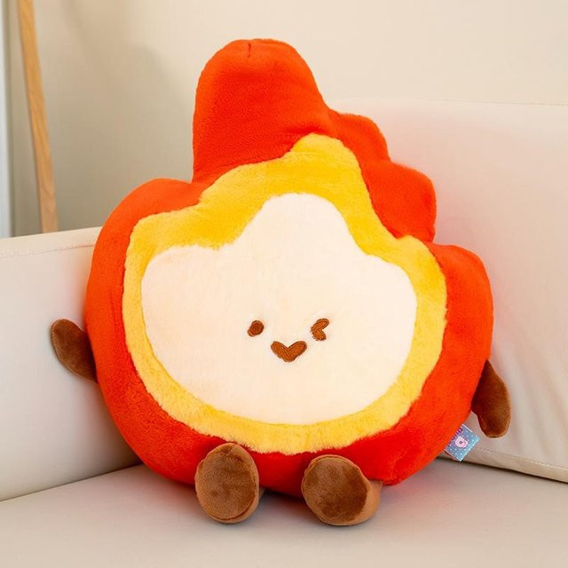 Kidsly Lagerfeuer Plüsch Spielzeug, rot, 38cm - Bild 1