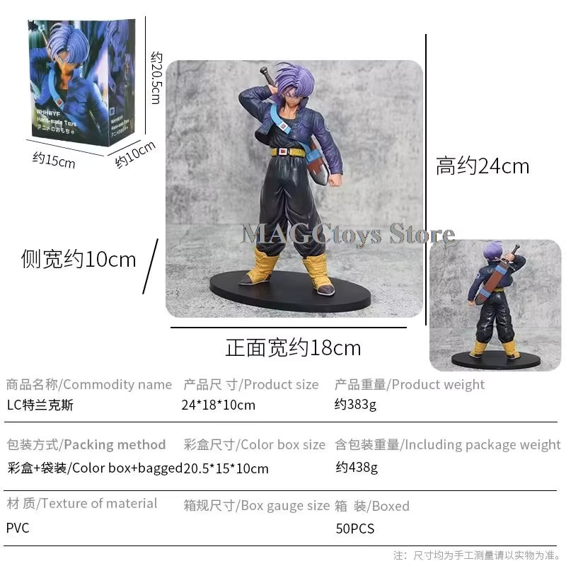 Bandai Dragon Ball Trunks Saiyan Actionfigur, ab 14 Jahren - Bild 4