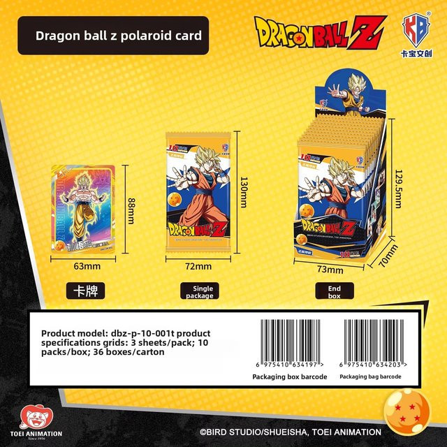 Kabao Dragon Ball Z Instant Photo Blind Box, Sammlerset, Anime - Bild 1