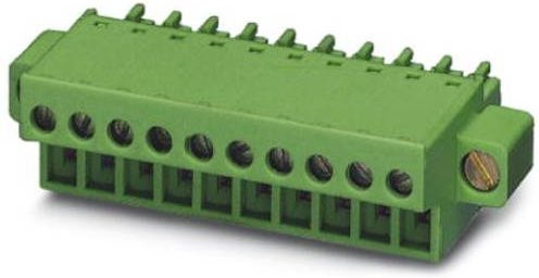 Phoenix Contact Buchsengehäuse-Kabel FRONT-MC, 14 Polzahl, Rastermaß: 3.81 mm, Farbe: Grün, 50 Stück - Bild 1