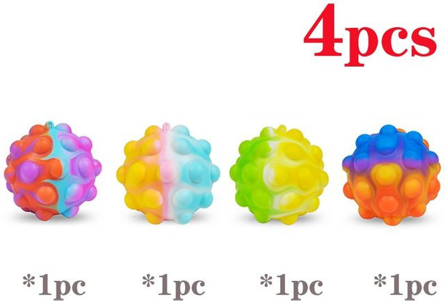 BC Pet Supplies Stressball Fidget 3D, 4-12 Stück, Push Bubble - Bild 1