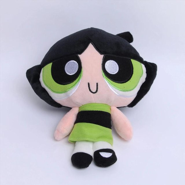 Yiran toy 1 Powerpuff Girls Plüschtiere Cartoon Anime Blossom Buttercup Bubbles 20cm - Bild 1