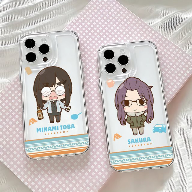 Cartoon Yuru Camp Handyhülle für Samsung Galaxy S26 S25 S24 S23 S22 S21 S20 FE Note20 Note10 Edge Plus Ultra Lite 5G transparent - Bild 1