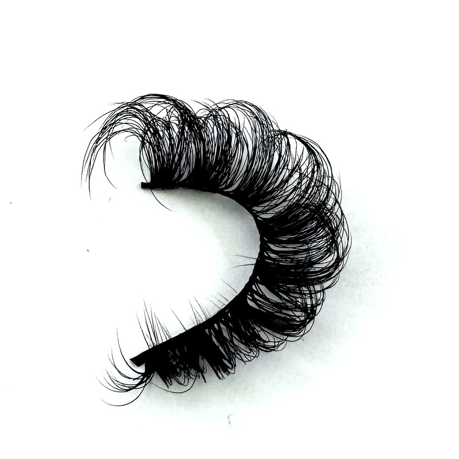 HBZGTLAD Künstliche Wimpern, 7/10 Paar, Schwarz, DD, 3D, Unisex - Bild 4