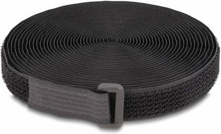 Delock 19111 Klettband Schwarz, Länge: 3 m, Breite: 2 cm - Bild 1