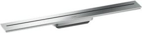 Hansgrohe Duschrinne Drain Fertigset zur Wandmontage aus Edelstahl in Silber - Bild 1