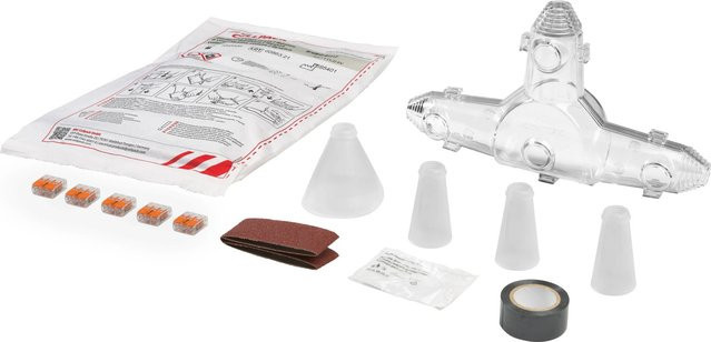 Cellpack Gießharz-Abzweigmuffe T1 mit Wago Klemmen transparent - Bild 1