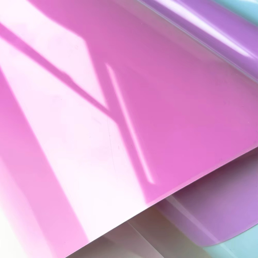 Findohope UV-Farbwechsel HTV Vinyl für T-Shirts und Hüte, Sonnenlicht-sensitiv, Weiß und Pink - Bild 3