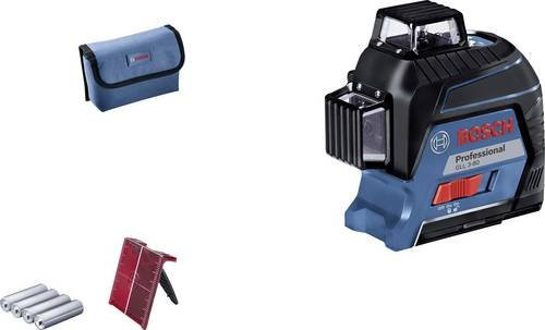 Bosch Professional GLL 3-80 Kreuzlinienlaser in Blau und Schwarz mit 30 m Reichweite - Bild 2