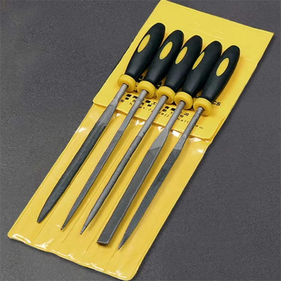 10-teiliges Nadelfeilen-Set von Skeyo in Gelb für Juwelier, Holzschnitzerei, Basteln, Metall, Glas und Stein - Bild 2