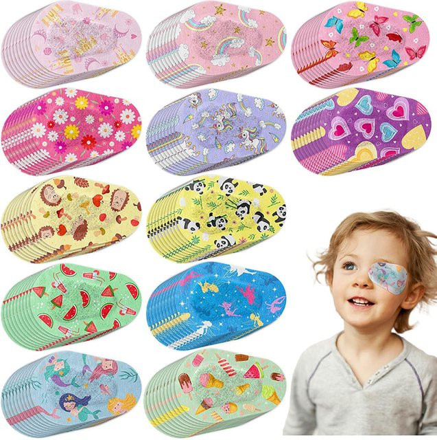 JETTING Augenklappen für Kinder, 5 Stück, selbstklebend, medizinisch steril - Bild 1