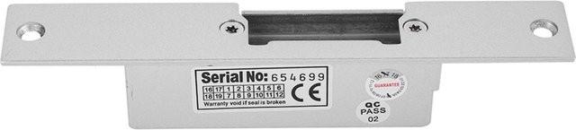 Meterk Elektrischer Türöffner NC NO Kathode für Holz- und Metalltüren, Edelstahl, Silber - Bild 1