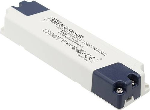 Mean Well MW PLM-12-1050 LED-Treiber Konstantstrom 12W 1.05A 7 - 12 V/DC in Weiß - Bild 1