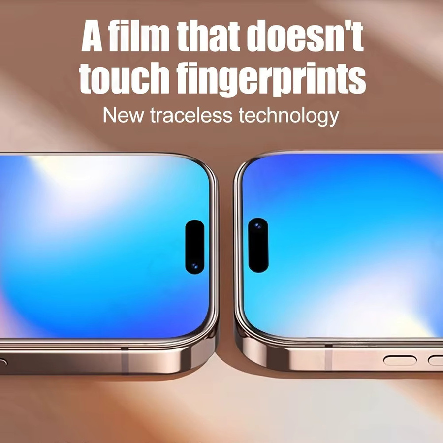 NNBILI 3er-Set 300C Black Edge Displayschutzfolie aus gehärtetem Glas für iPhone 17 16 15 14 13 12 11 Pro Max in Schwarz und Transparent mit vollflächiger Abdeckung - Bild 4