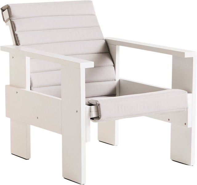 HAY Crate Sitzauflage gesteppt für Lounge Chair in Grau - Bild 1