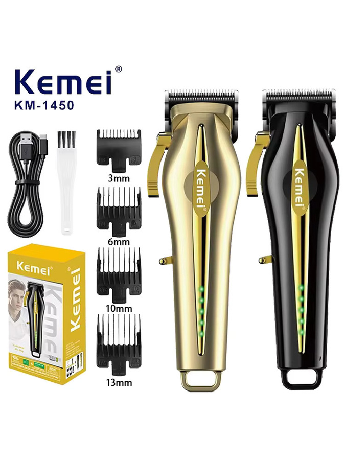 Kemei KM-1450 Elektrischer Haarschneider, Gold, Unisex - Bild 5