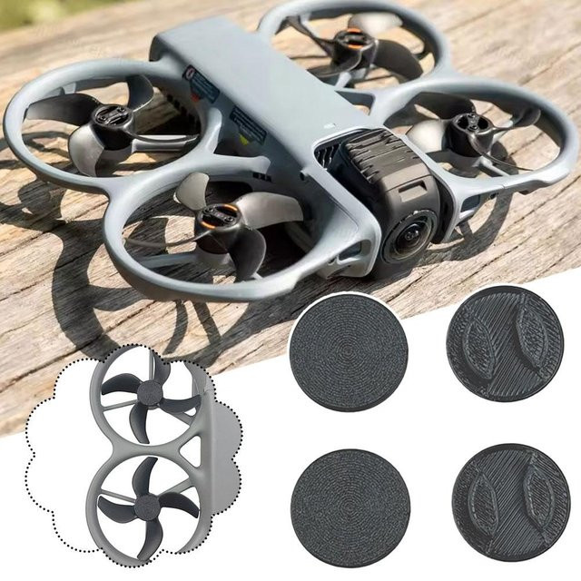 DJI Motorabdeckungen für Avata Drohne in Schwarz für sicheren Transport und Flug - Bild 1