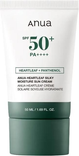 Anua Heartleaf Silky Moisture Sonnenschutz, 50 ml, LSF 50+ - Bild 1