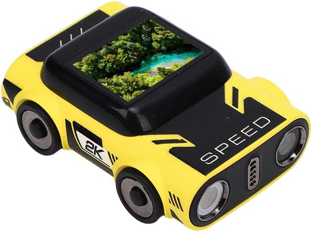 TOMTOP Schlüsselanhänger Digitalkamera in Autoform mit 1080P Auflösung, 0,96 Zoll Farbbildschirm und Weitwinkelobjektiv, Schwarz - Bild 1